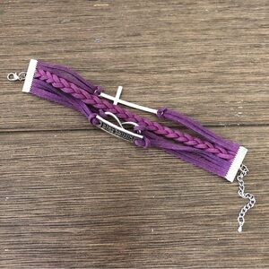 Purple best friend bracelet